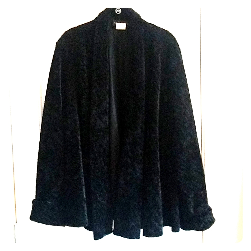 Black poodle cape